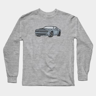 american muscle car Long Sleeve T-Shirt